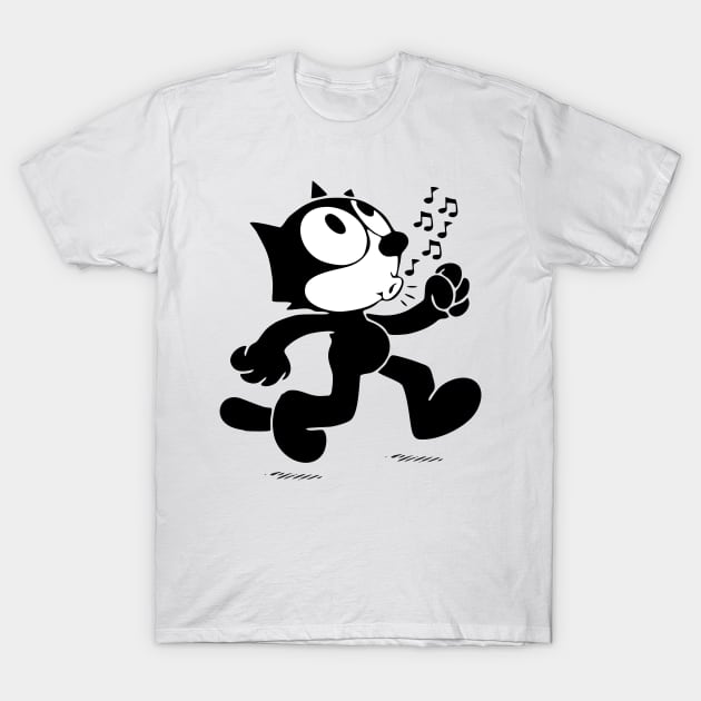 felix the cat walking T-Shirt by romanisa